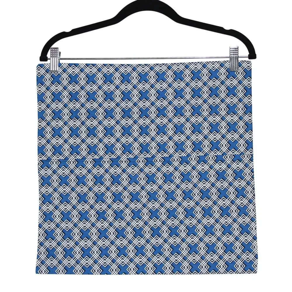 Decorative Blue Print Pillow Case 16